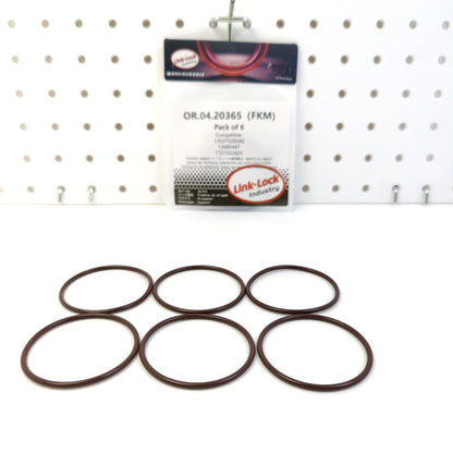 LINK-LOCK 6個 OR.04.20365 FKM Viton シールOリングキット 燃料噴射ポンプ用 13537528346 12680487 7701052820 RENAULT CHEVROLET BMW用