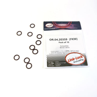 LINK-LOCK 10PCS OR.04.20359 FKM Viton Sealing O-Ring Kit of Injection Pump 96723-19010 for LEXUS