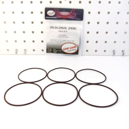 LINK-LOCK 6PCS OR.04.20026 FKM Viton Sealing O-Ring Kit of Camshaft Position Sensor Holder 11162-71C10-000 for SUZUKI