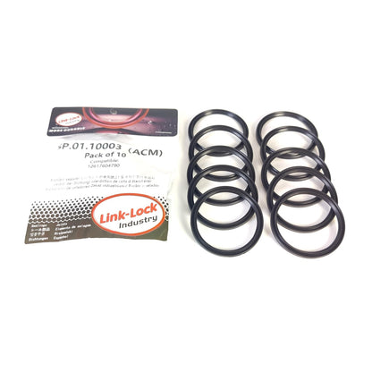 LINK-LOCK 10개 ACM SP.01.10003 오일 레벨 센서 개스킷 O-링 12617604790 BMW N20 N55 N63 N13 B38 B48 B47 B58 B37용