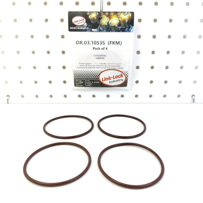 LINK-LOCK 4個 OR.03.10535 FKMバイトン 60×3 シーリング ユニバーサルOリングキット 0488090 DAF用