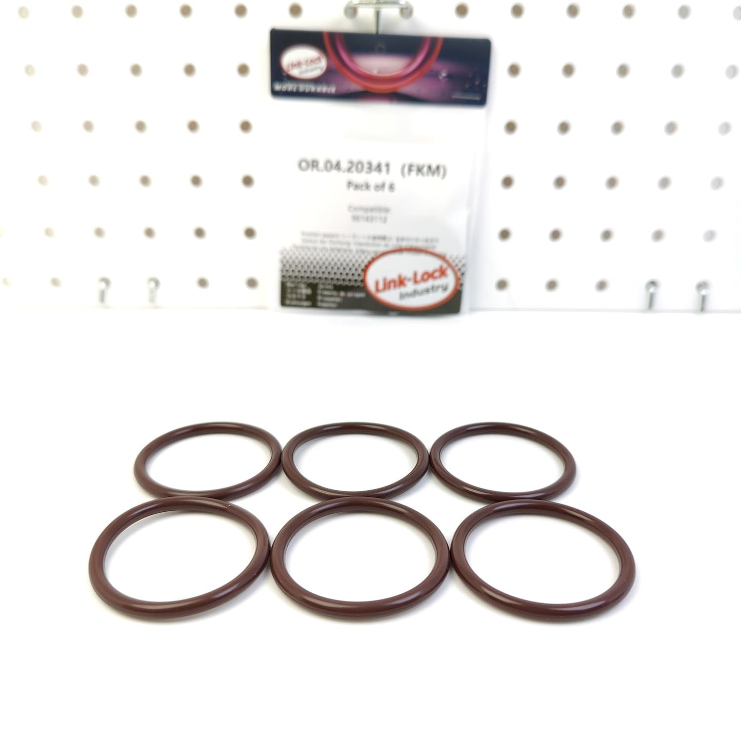 LINK-LOCK 6PCS OR.04.20341 FKM Viton Sealing O-Ring Kit of Thermostat 96143112 for CHEVROLET