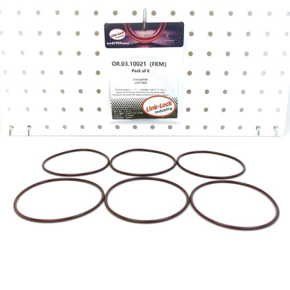 LINK-LOCK 6PCS OR.03.10021 FKM Viton Sealing O-Ring Kit Of Transfer case 23277808 For CADILLAC XT5 3.6 LGX 8A/MT