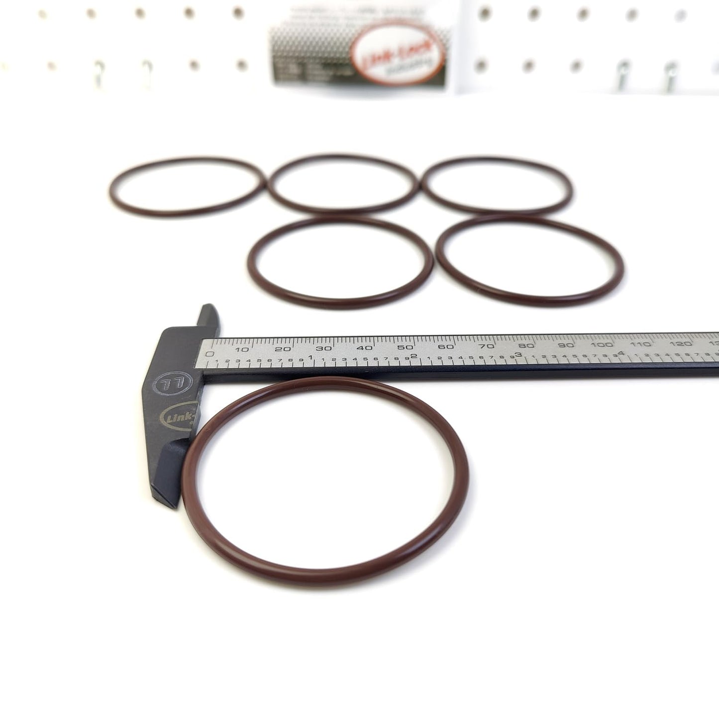 LINK-LOCK 6PCS OR.04.20102 FKMバイトンシーリングOリングキット 排気ガスターボチャージャー用 11657535440 7535440 BMW用