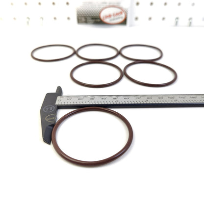 LINK-LOCK 6PCS OR.04.20102 FKMバイトンシーリングOリングキット 排気ガスターボチャージャー用 11657535440 7535440 BMW用