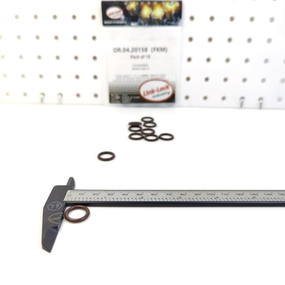 LINK-LOCK 10PCS OR.04.20158 FKM Viton Sealing O-Ring Kit of Vacuum Pump 29342-64010 for TOYOTA