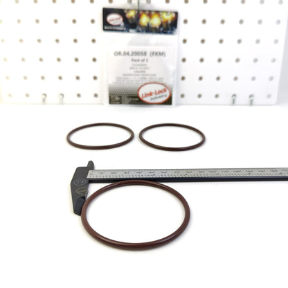 LINK-LOCK 3PCS OR.04.20058 FKM Viton Sealing O-Ring Kit of Engine Oil Pan E4G16-1012031 14464886 A0299972245 0299972245 for CHERY for MERCEDES-BENZ for FIAT