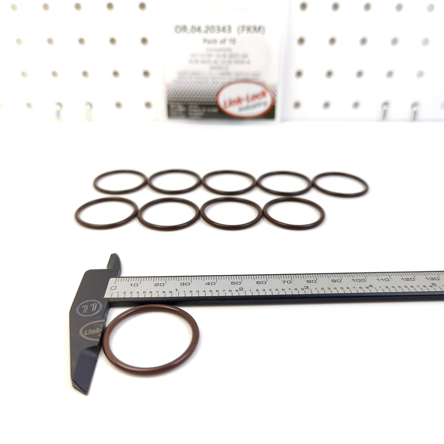 LINK-LOCK 10個入り OR.04.20343 FKM Viton サーモスタット用Oリングキット AUDI用FORD用 057121091 HL3E-6625-AA HL3E-6625-AC HL3Z-6626-A 5450610