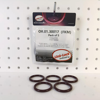 LINK-LOCK 5PCS FKM Viton OR.01.30017 Engine intake pipe O-RING 11517788984 for BMW M47 M57