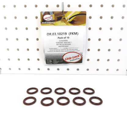 LINK-LOCK 10PCS OR.03.10219 FKMバイトン製オイルポンプ用Oリングキット W302203 1820742C1 R97185 0279974245 A0279974245 3029 4045 メルセデス・ベンツ フォードUSA用