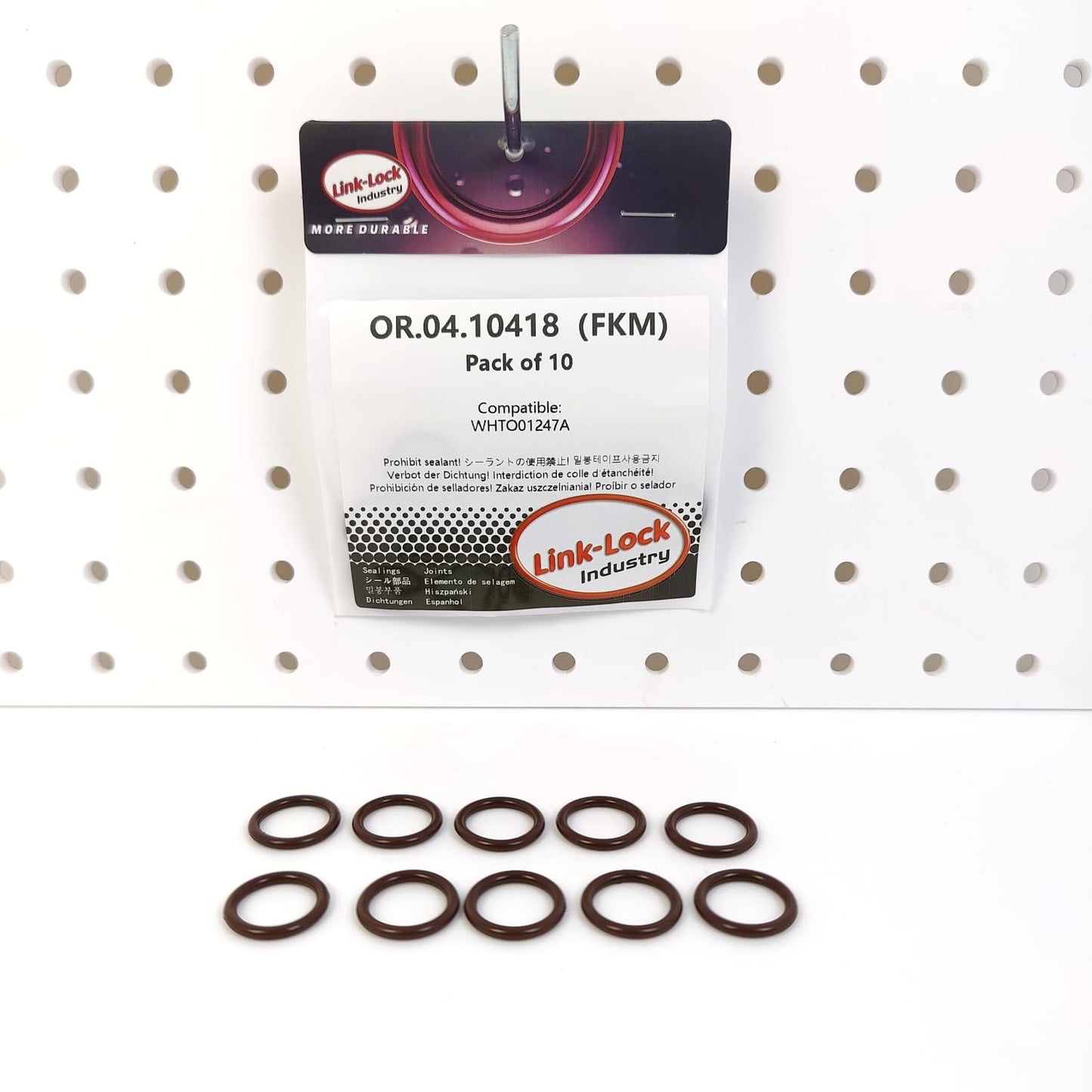LINK-LOCK 10PCS OR.04.10418 FKM Viton Sealing O-Ring Kit of Air Condition Pipe WHTO01247A For AUDI For VW