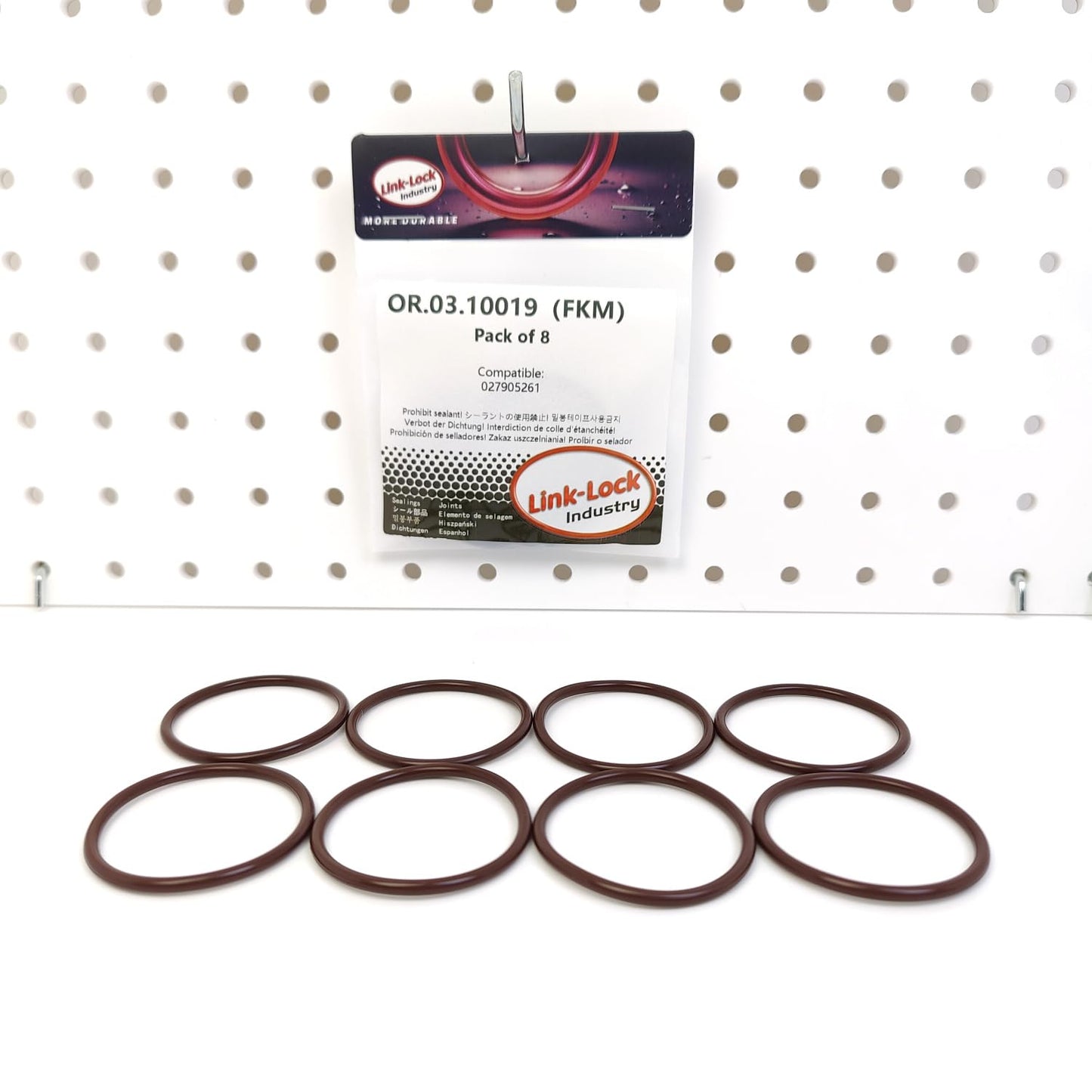 LINK-LOCK 8PCS OR.03.10019 FKM Viton Sealing O-Ring Kit Of Ignition distributor 027905261 For SEAT For VW 9A ABF PL AAL KR