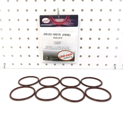 LINK-LOCK 8PCS OR.03.10019 FKM Viton Sealing O-Ring Kit Of Ignition distributor 027905261 For SEAT For VW 9A ABF PL AAL KR