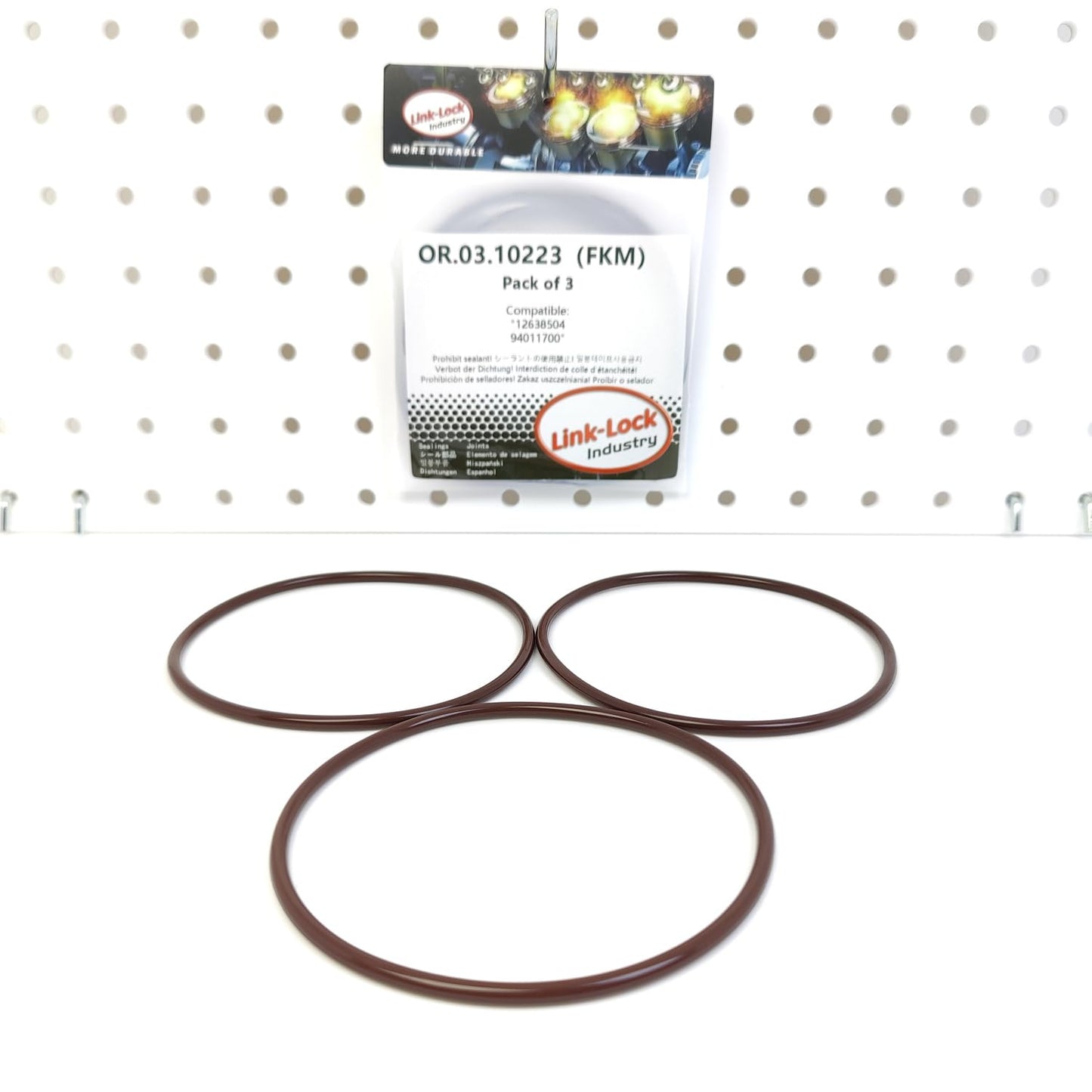 LINK-LOCK 3PCS OR.03.10223 FKM Viton Sealing O-Ring Kit of Fuel injection pump 12638504 94011700 For CHEVROLET-L5D LBZ LML L5P LGH LMM LB7 LLY For GMC-L5D LBZ LML L5P For CADILLAC For BUICK