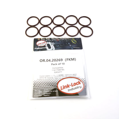 LINK-LOCK 10PCS OR.04.20269 FKM Viton Sealing O-Ring Kit of Pickup Tube / Oil Pump 11417584785 5265277 for CUMMINS for BMW