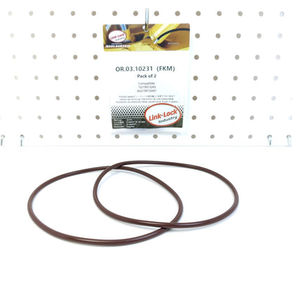 LINK-LOCK 2PCS OR.03.10231 FKM Viton Sealing O-Ring Kit of Fuel filter 0219973245 A0219973245 For MERCEDES-BENZ-OM470