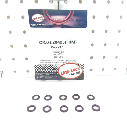 LINK-LOCK 10PCS OR.04.20405 FKM Viton Sealing O-Ring Kit of Engine Oil Dipstick Tube 060115639 960162-6 for VAG for VOLVO
