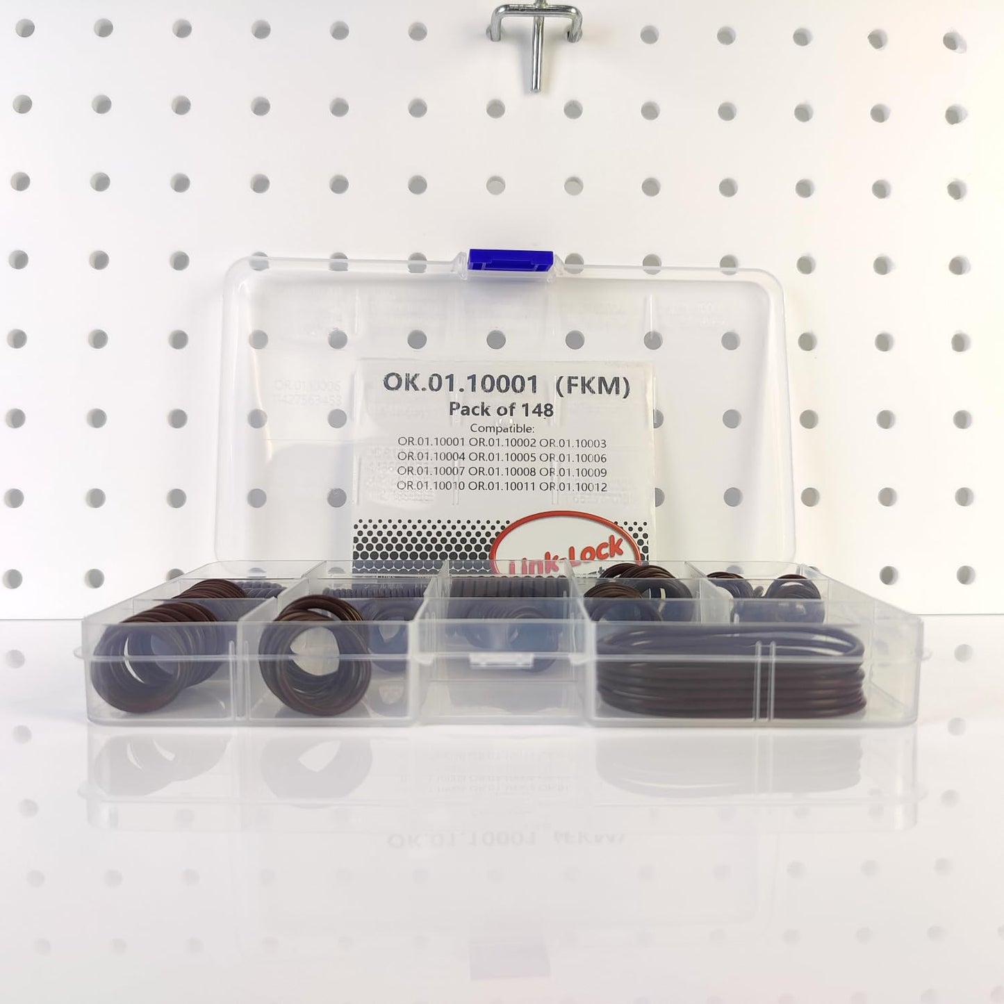 LINK-LOCK 148PCS FKM Viton OK.01.10001 ターボチャージングパイプラインOリングキット 11537634204 11538853284 11611406747 07119907330 13541307380 BMW N13 B38 B48 B47 B46 N74 S58 N20/N26/S62/S55/S38/S63用