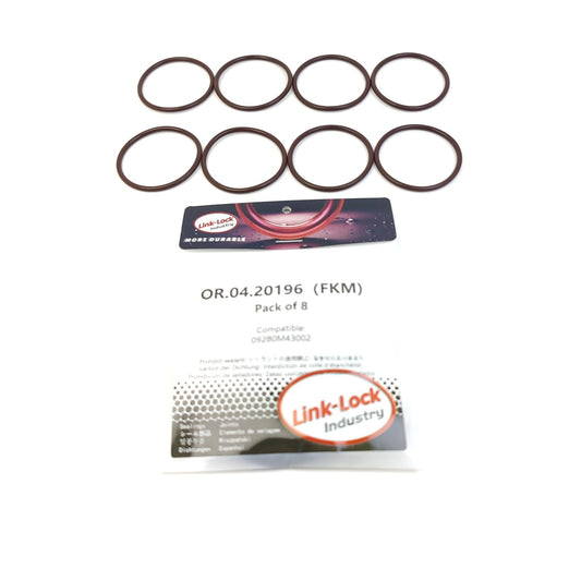 LINK-LOCK 8個 OR.04.20196 FKM Viton 39.5×2.6 シーリングユニバーサルOリングキット スズキ用 09280M43002