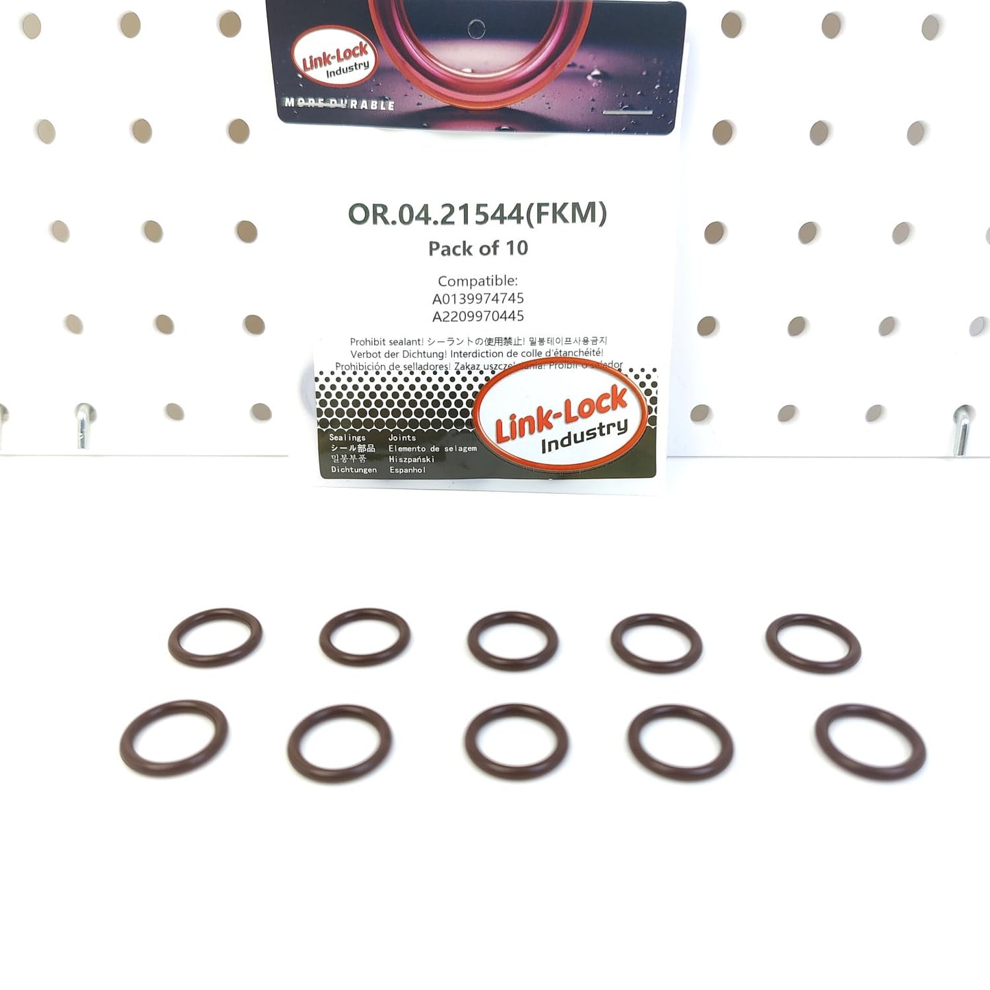 LINK-LOCK 10PCS OR.04.21544 FKM Viton Sealing O-Ring Kit A0139974745 A2209970445 of Refrigerant line For MERCEDES-BENZ-W204-M272 M271 W212-M271 M272 M276