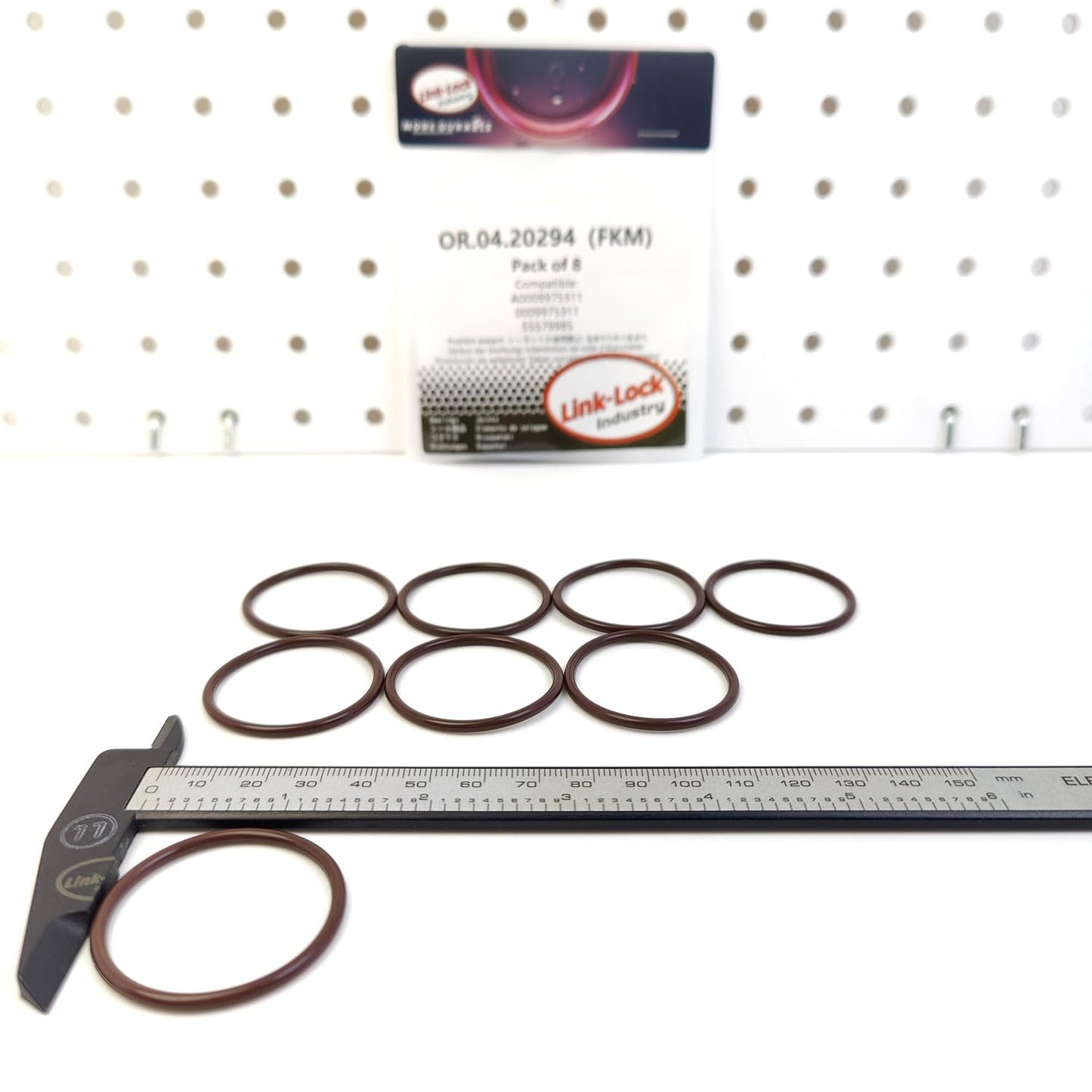 LINK-LOCK 8個 OR.04.20294 FKM フッ素ゴム製シーリングOリングキット サーモスタット用 A0009975311 0009975311 55579985 メルセデス・ベンツ オペル用