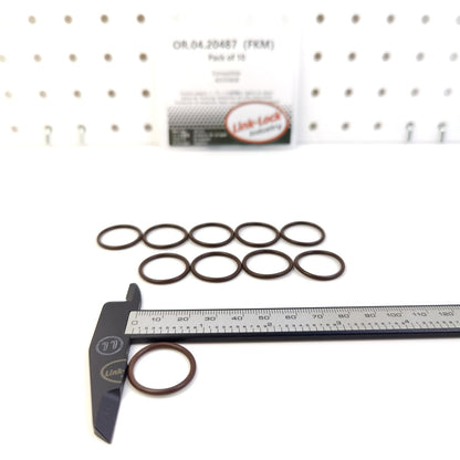 LINK-LOCK 10PCS OR.04.20487 FKM Viton 18.9×2 Sealing Universal O-Ring Kit 42535828 for IVECO-STRALIS for TRAKKER for ASTRA-HD8