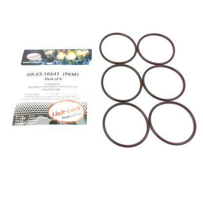 LINK-LOCK 6PCS OR.03.10541 FKM Viton Sealing O-Ring Kit of Oil pump N91000101 WHT007212 WHT007212B A0279973548 For MERCEDES-BENZ For AUDI For VW