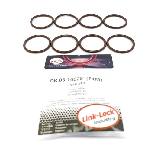 LINK-LOCK 8PCS OR.03.10028 FKM Viton Sealing O-Ring Kit Of Engine radiator 0269976745 A0269976745 For MERCEDES-BENZ M274.910 M178.980 M272.920 OM651.913