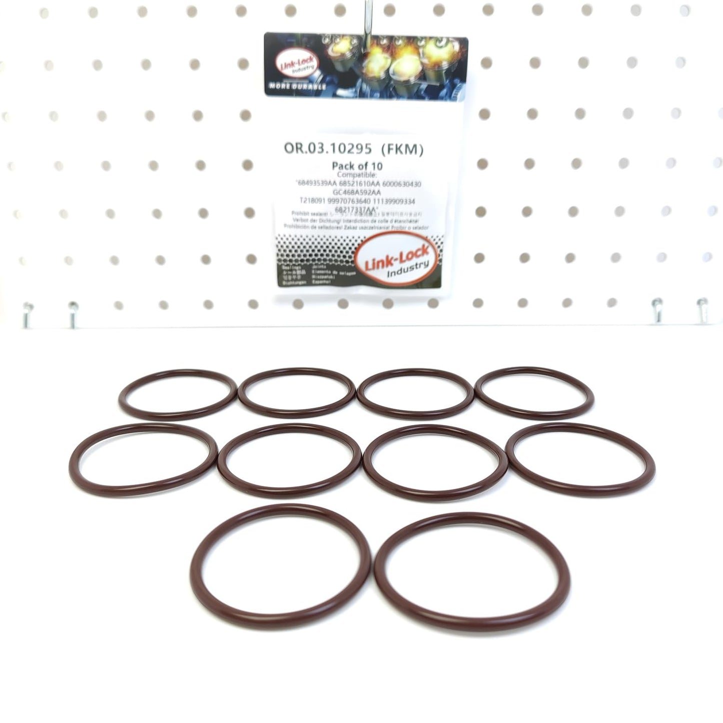 LINK-LOCK 10PCS OR.03.10295 FKM Viton Sealing O-Ring Kit of Crankcase Ventilation Device 68493539AA 68521610AA 6000630430 GC468A592AA T218091 99970763640 11139909334 68217337AA For PORSCHE-MA1.01