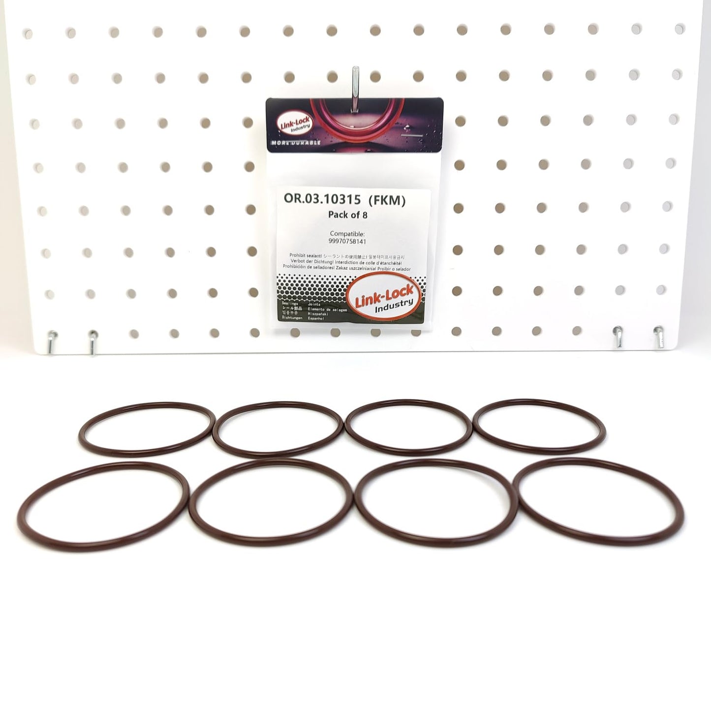 LINK-LOCK 8PCS OR.03.10315 FKM Viton Sealing O-Ring Kit of Vacuum Pump 99970758141 For PORSCHE-M46 M48 MCT MCU MCW