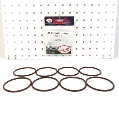 LINK-LOCK 8PCS OR.03.10315 FKM Viton Sealing O-Ring Kit of Vacuum Pump 99970758141 For PORSCHE-M46 M48 MCT MCU MCW