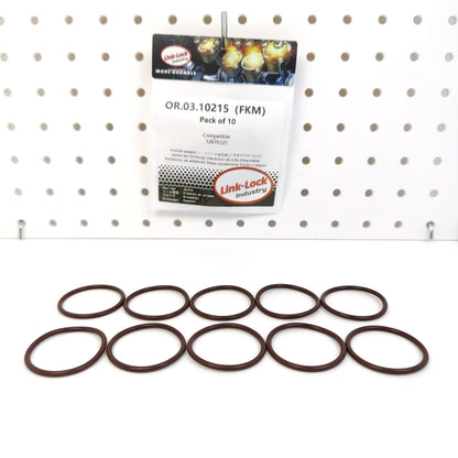 LINK-LOCK 10PCS OR.03.10215 FKM Viton Sealing O-Ring Kit of Oil pump 12670121 For CHEVROLET-LT6 LT7