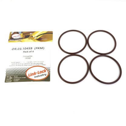 LINK-LOCK 4PCS OR.03.10459 FKM Viton Sealing O-ring Kit of Fuel injection pump/oil filter 145582 For CUMMINS