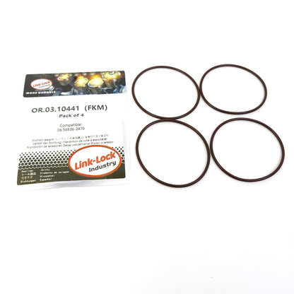 MAN用 LINK-LOCK 4PCS OR.03.10441 FKMバイトンシーリングOリングキット（カムシャフト06.56936-2479用）