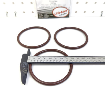 LINK-LOCK 3PCS OR.04.20077 FKM Viton Sealing O-Ring Kit of Exhaust Gas Turbocharger 0711-9907864 7119907864 9907864 for BMW