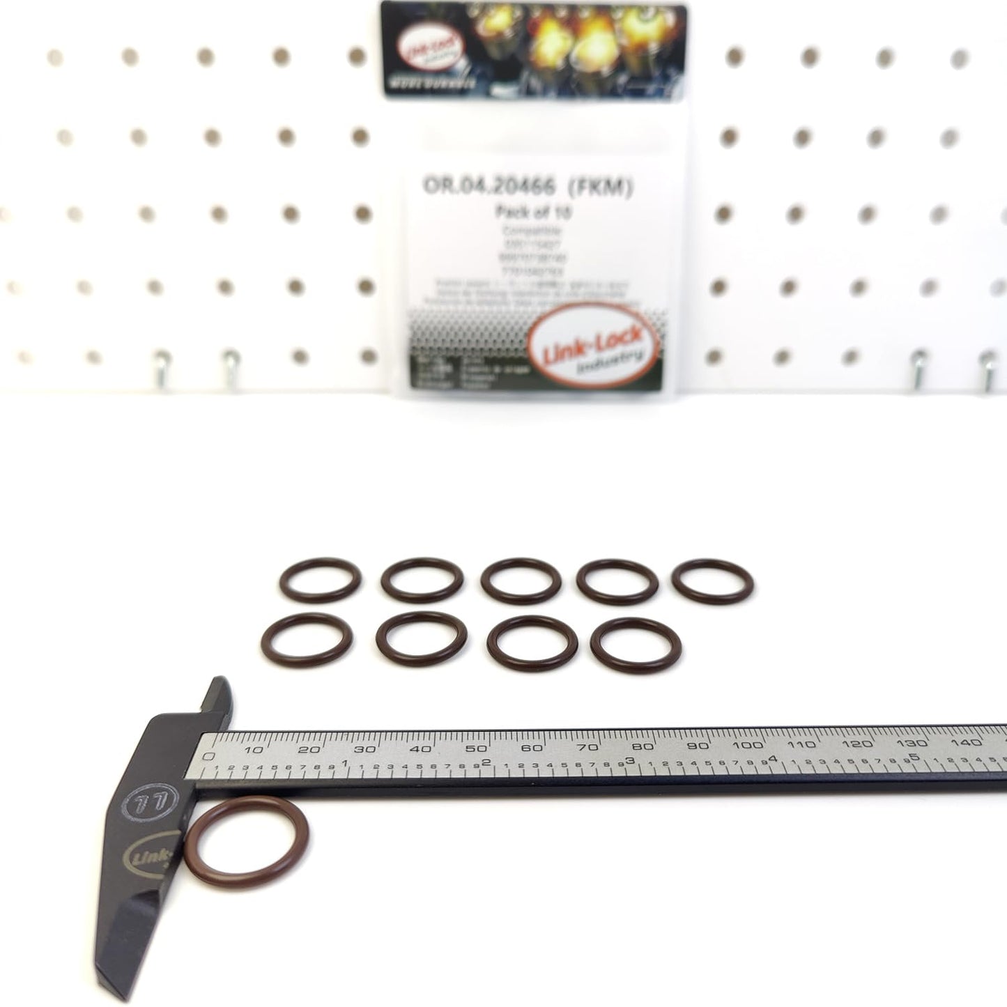 LINK-LOCK 10PCS OR.04.20466 FKM Viton Sealing O-Ring Kit of Oil Seal 035115427 99970738740 7701042763 for RENAULT for PORSCHE for AUDI for VW