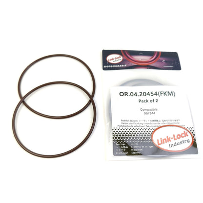 LINK-LOCK 2PCS OR.04.20454 FKM Viton Sealing O-Ring Kit of Air Compressor 967344 for VOLVO