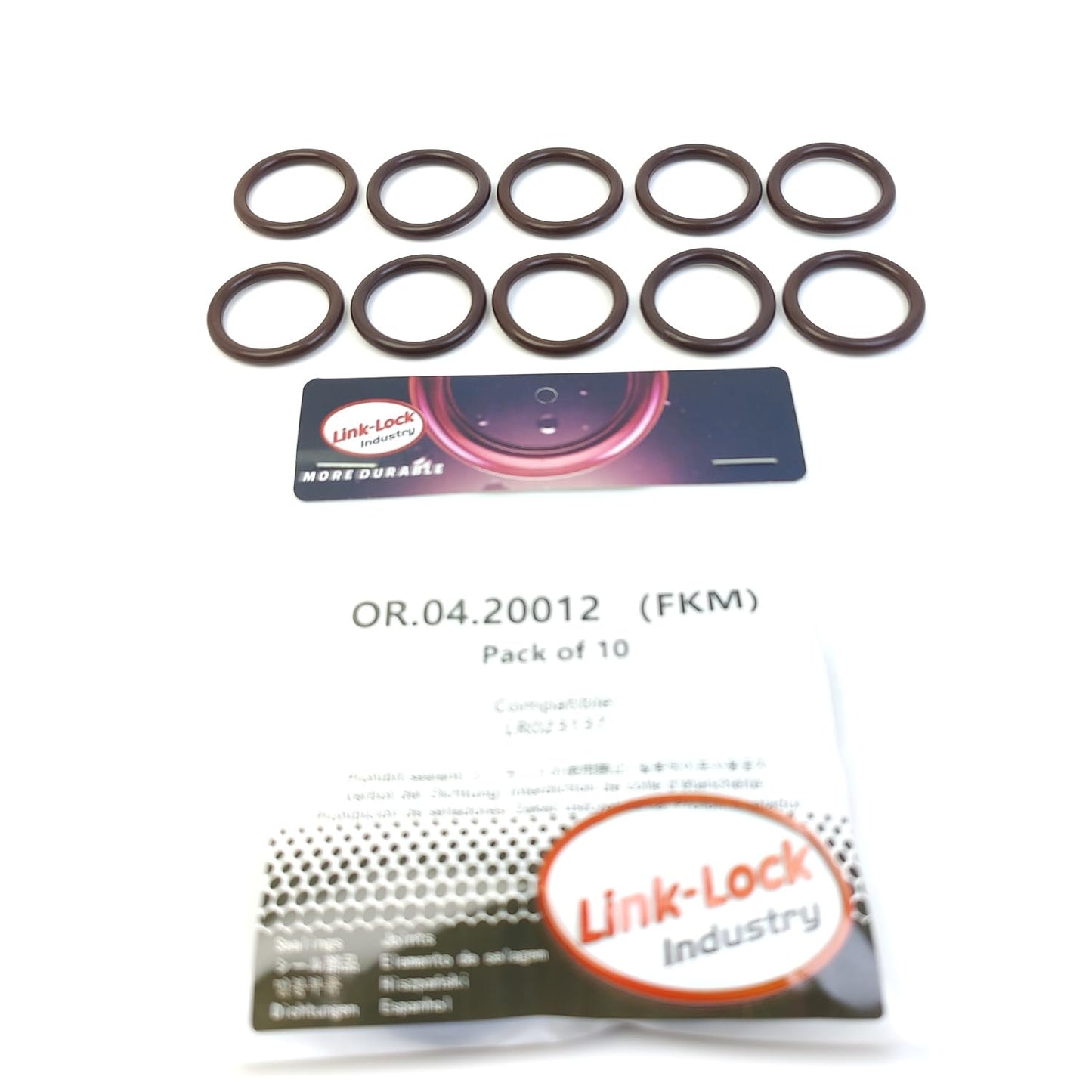 LINK-LOCK 10PCS OR.04.20012 FKM Viton Sealing O-Ring Kit of Thermostat LR023137 for BAIC for LAND for ROVER
