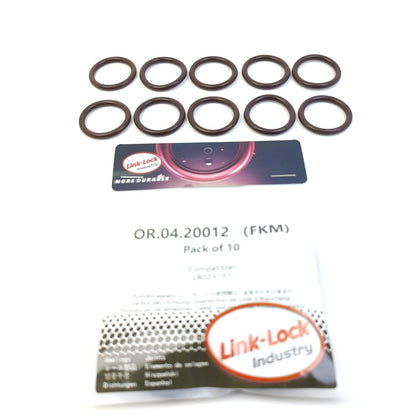 LINK-LOCK 10PCS OR.04.20012 FKM Viton Sealing O-Ring Kit of Thermostat LR023137 for BAIC for LAND for ROVER