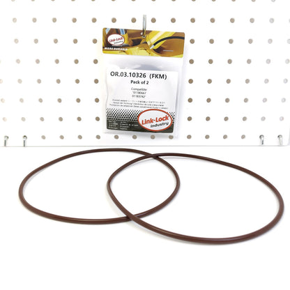 LINK-LOCK 2PCS OR.03.10326 FKM Viton シリンダーライナー用シーリングOリングキット 01180667 01183742 DEUTZ-BF6M BF8M用