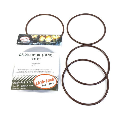 LINK-LOCK 4PCS OR.03.10130 FKM Viton Sealing O-Ring Kit Of Intake manifold cover 97363723 For CHEVROLET-LBZ LLY LMM For GMC-LBZ LLY LMM