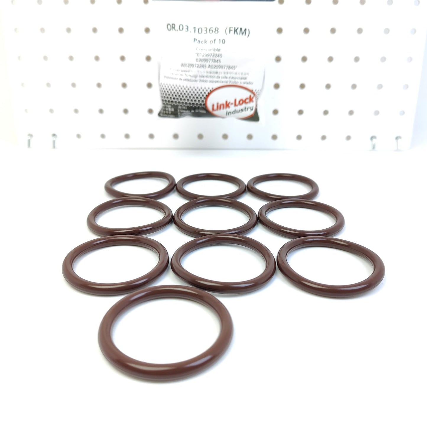 LINK-LOCK 10PCS OR.03.10368 FKMバイトンシーリングOリングキット ターボチャージャーインテークホース用 0129972245 0209977845 A0129972245 A0209977845 MERCEDES-BENZ-OM611 OM621 OM613 OM646 OM647 OM648用