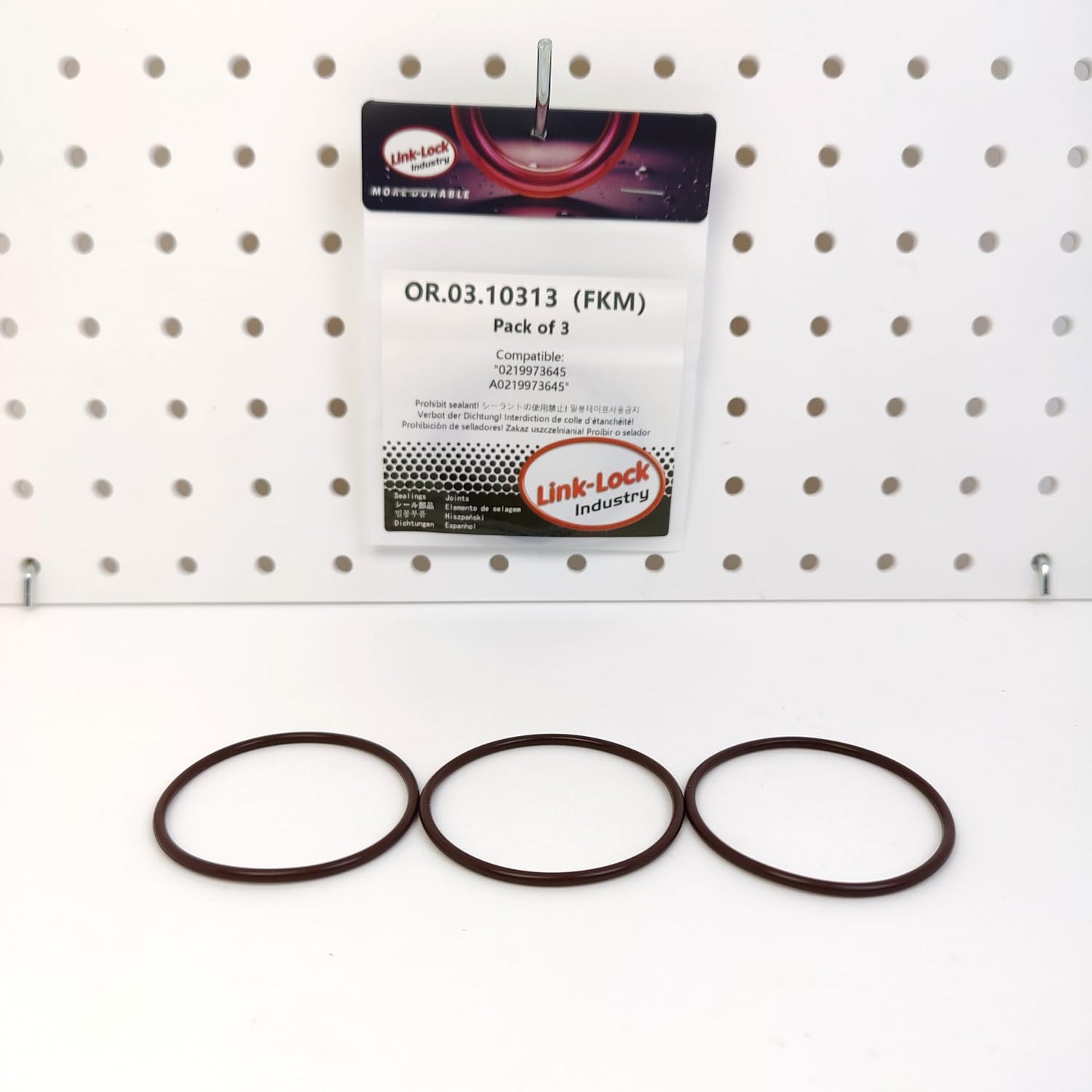 LINK-LOCK 3PCS OR.03.10313 FKM Viton Sealing O-Ring Kit of Vacuum Pump 0219973645 A0219973645 For MERCEDES-BENZ-M272