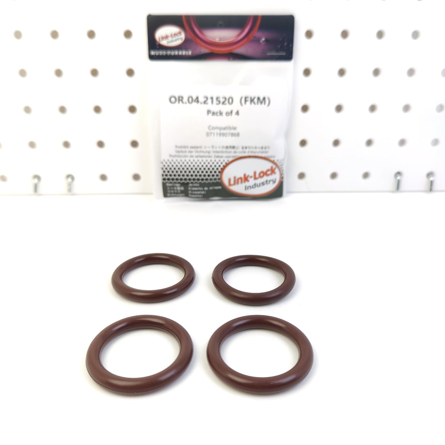 LINK-LOCK 4個 OR.04.21520 FKM Viton インテークマニホールド用シーリングOリングキット BMW-N47 B47用 07119907868