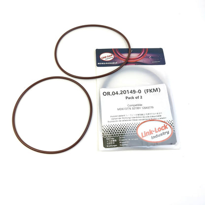 LINK-LOCK 2PCS OR.04.20149 FKM Viton Sealing O-Ring Kit of Water Pump Cover MD613776 321991 12643779 for CHEVROLET for MITSUBISHI for SCANIA
