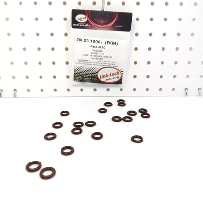 LINK-LOCK 20PCS OR.03.10005 FKMバイトン フューエルインジェクター用シーリングOリングキット 06A906149B 13647675557 0169977745 A0169977745 999.707.573.40 AUDI-DPUA DLVB BMW B68 S65 MERCEDES-BENZ-M139用
