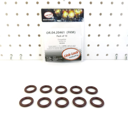 LINK-LOCK 10PCS OR.04.20461 FKM Viton Sealing O-Ring Kit of Crankcase Vent 12755110 860846 for OPEL for SAAB for CADILLAC