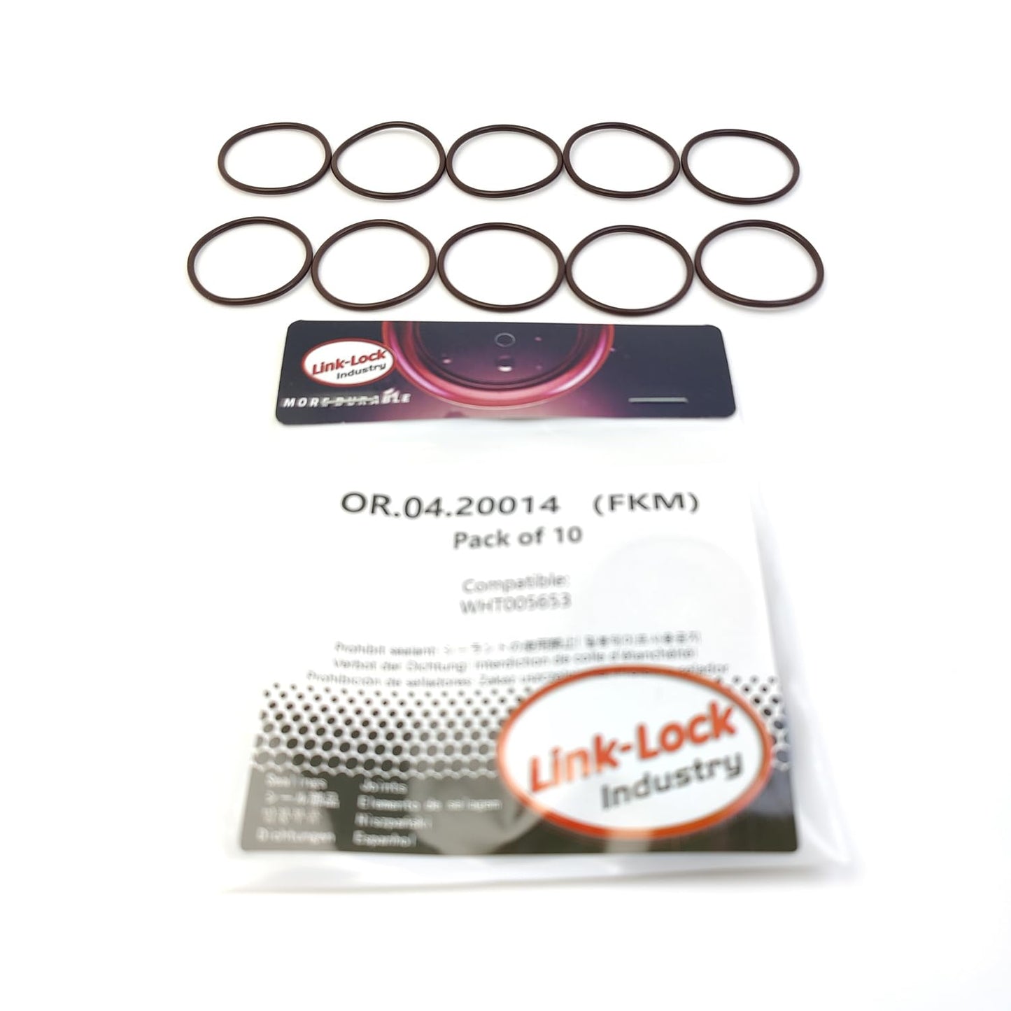 LINK-LOCK 10個入り OR.04.20014 FKMバイトン製シーリングOリングキット（VW用WHT005653エアライン向け）