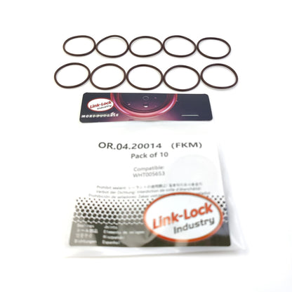 LINK-LOCK 10個入り OR.04.20014 FKMバイトン製シーリングOリングキット（VW用WHT005653エアライン向け）