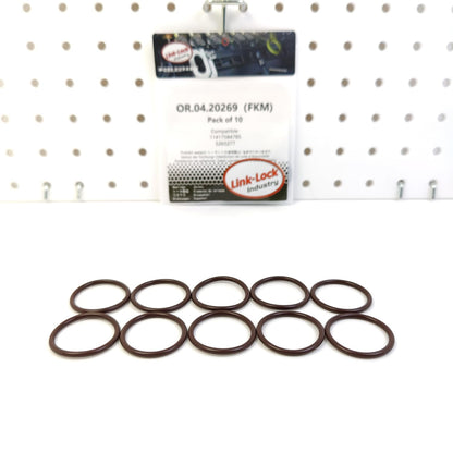 LINK-LOCK 10PCS OR.04.20269 FKM Viton Sealing O-Ring Kit of Pickup Tube / Oil Pump 11417584785 5265277 for CUMMINS for BMW